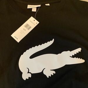 Lacoste black t shirt